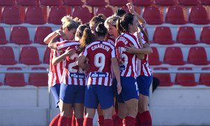 Temporada 19/20 | Atlético de Madrid Femenino - Sporting de Huelva. Celebración