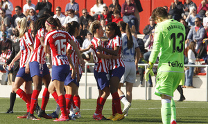 Temp. 19-20 | Atlético de Madrid Femenino-Levante | Ludmila celebración