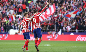 Temp. 19-20 | Atlético de Madrid-Sevilla | Celebración Morata y Trippier
