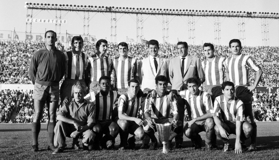 Jones | Foto histórica Atlético de Madrid - Valencia | Temporada 1962-63