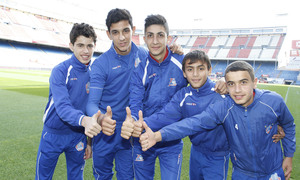Los niños de Azerbaiján hicieron piña antes del partido
