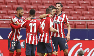 Temporada 2020/21 | Atlético de Madrid - Elche | Celebración del gol