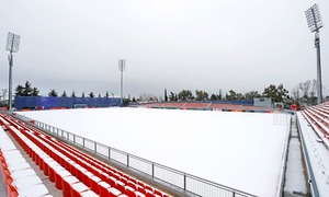 Ciudad Deportiva Wanda de Majadahonda nevada