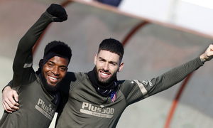 Temp 2020/21 | Entrenamiento 19 enero | Carrasco y Lemar