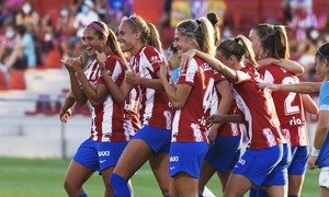 Temp. 21-22 | Atlético de Madrid Femenino - Rayo Vallecano | Celebración Maitane 