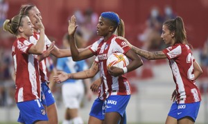 Temp. 21-22 | Atlético de Madrid Femenino - Rayo Vallecano | Celebración Ajibade