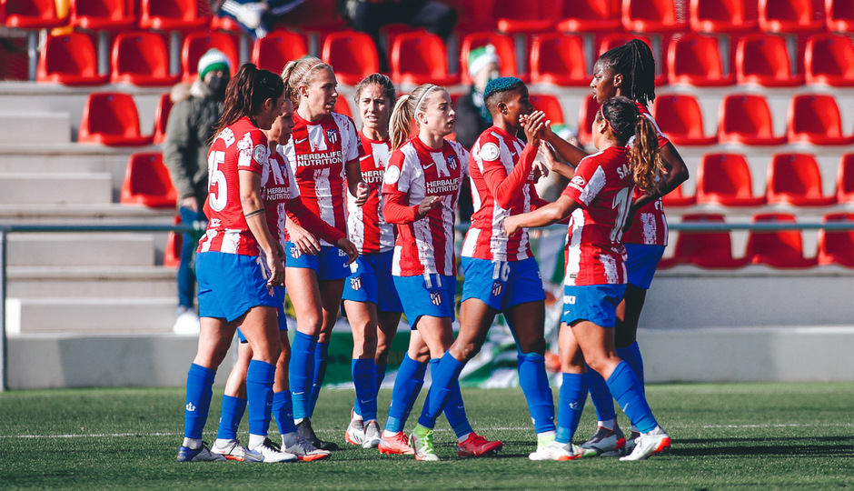 Temp. 21-22 | Atlético de Madrid Femenino - Real Betis | Gol Ajibade celebración