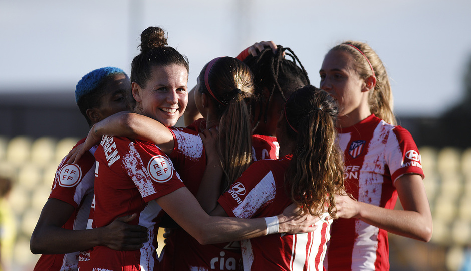 Temp. 21-22 | Villarreal - Atlético de Madrid Femenino | Celebración piña gol Tounkara