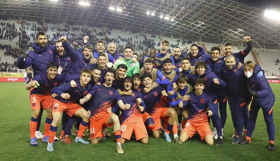 Temp. 21-22 | Youth League | Hajduk Split - Atlético de Madrid Juvenil A | Celebración