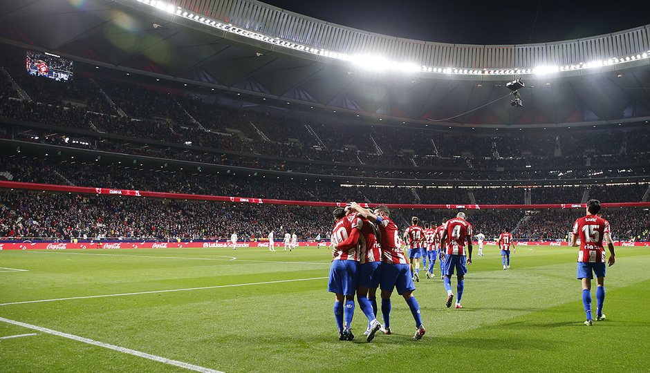 Temp. 21-22 | LaLiga Jornada 24 | Atlético de Madrid - Getafe | Celebración