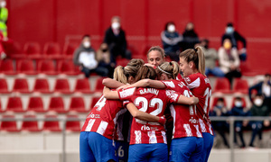 Temp. 21-22 | Atlético de Madrid Femenino - Sevilla | Piña celebración