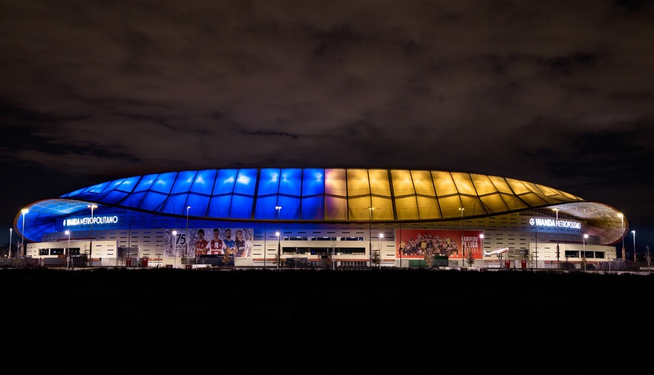 Temp. 21-22 | Wanda Metropolitano iluminado Ucrania