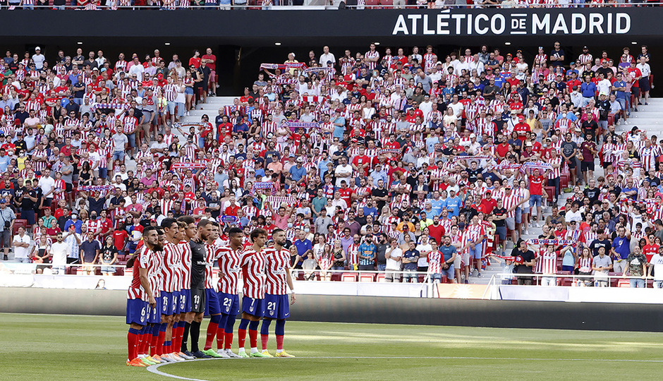 Temp. 22-23 | LaLiga Jornada 2 | Atlético de Madrid- Villarreal | Minuto de silencio