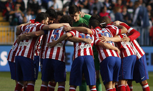 Temporada 13/14 Liga BBVA Málaga - Atlético de Madrid. Equipo.