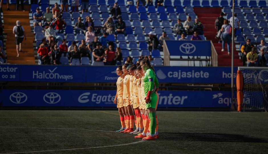 Temp. 22-23 | Granadilla Tenerife - Atlético de Madrid Femenino | Minuto de silencio