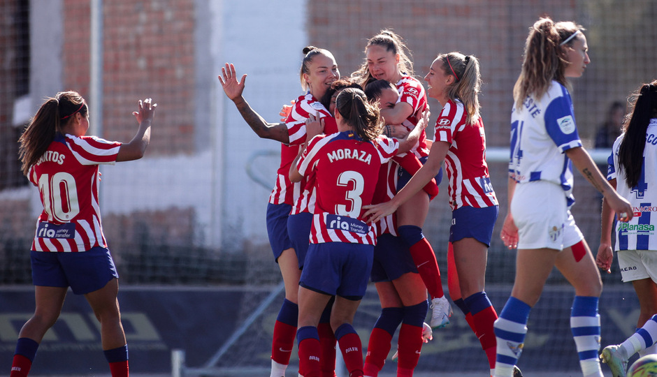 Temp. 22-23 | Sporting de Huelva - Atlético de Madrid Femenino | Piña