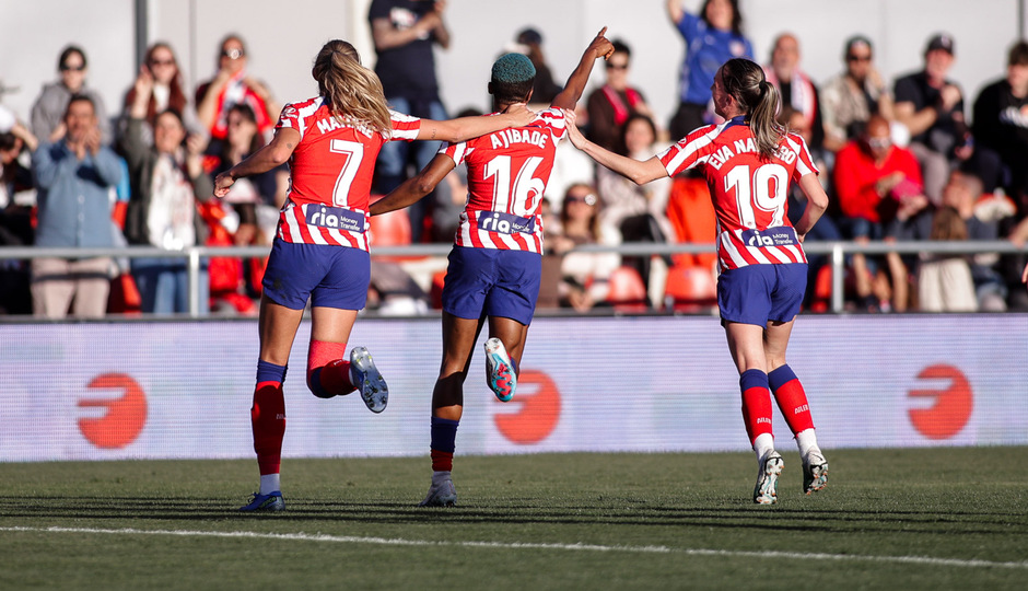 Temp. 22-23 | Atlético de Madrid Femenino - Valencia | Ajibade celebración