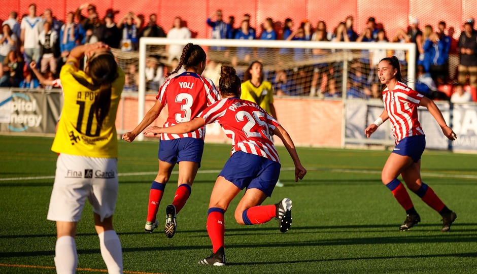 Temp. 22-23 | Atlético de Madrid Femenino B - CE Europa | Celebración 1