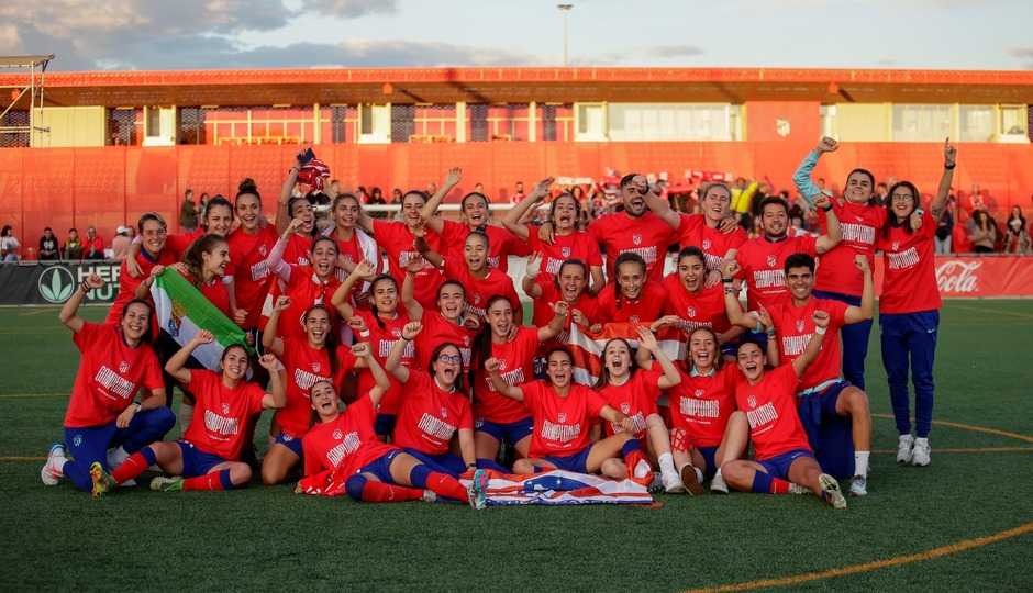 Temp. 22-23 | Atlético de Madrid Femenino B - CE Europa | Celebración