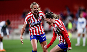 Temp. 22-23 | Atlético de Madrid Femenino - UDG Granadilla | Celebración Maitane y Eva