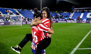 Temp. 22-23 | Real Madrid - Atlético de Madrid | Celebración campeonas de Copa de la Reina | Santos y Lucía Moral