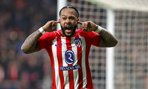 Temp. 23-24 | Atlético de Madrid - Rayo Vallecano | Memphis celebración