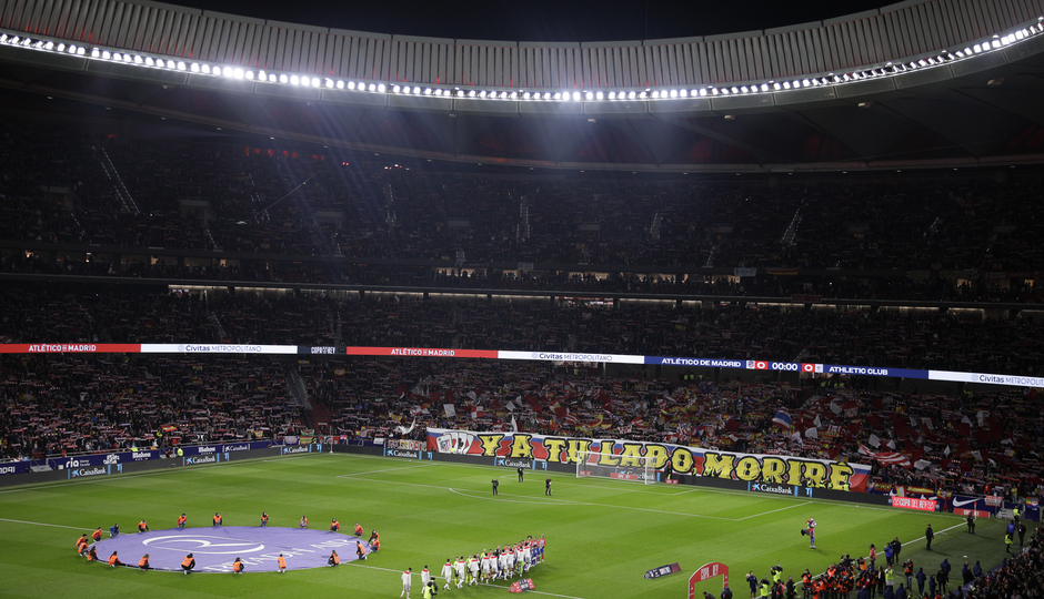 Temp. 23-24 | Copa del Rey | Atlético de Madrid - Athletic Club | Tifo afición 