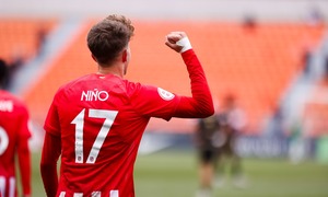 Temp. 23-24 | Atlético de Madrid B - Intercity | Celebración Niño