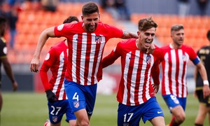 Temp. 23-24 | Atlético de Madrid B - Intercity | Celebración Niño