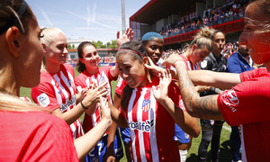 Temp. 23-24 | Atlético de Madrid Femenino - Villarreal | Pasillo Leicy Santos