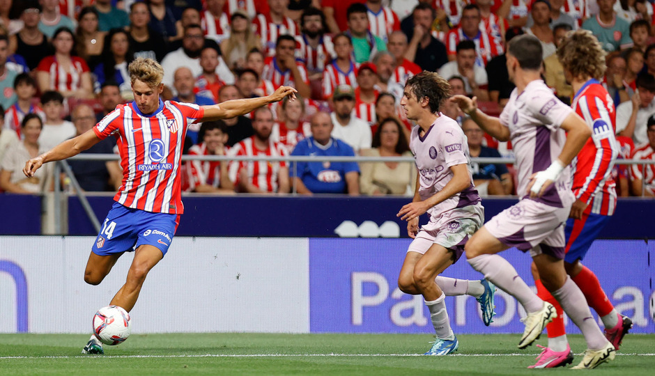 Marcos Llorente fue un peligro constante para el Girona y anotó el 2-0