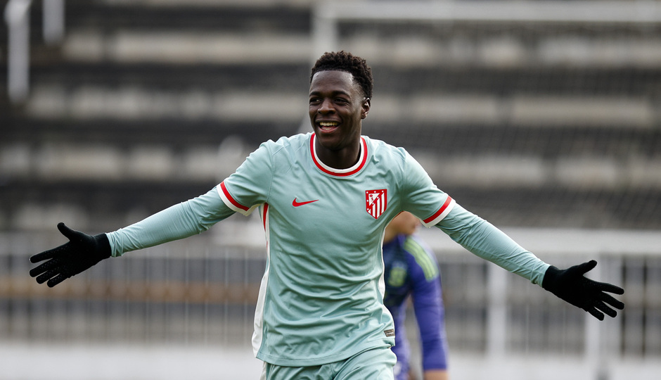 Temp. 24-25 | Sparta Praga - Atlético de Madrid Juvenil A | Celebración Omar