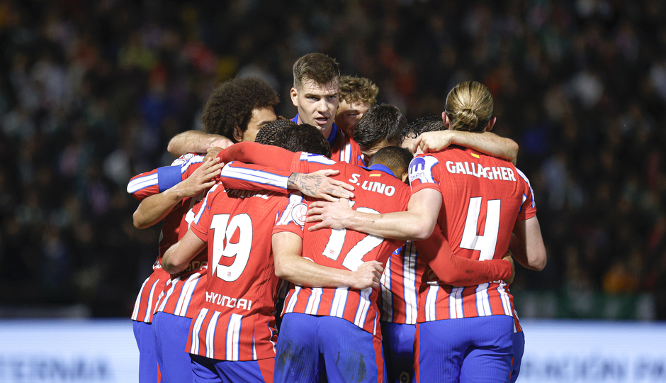 Cacereño-Atleti. Celebración