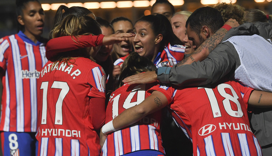 Temp. 24-25 | Levante Badalona - Atlético Femenino | Celebración gol Fiamma