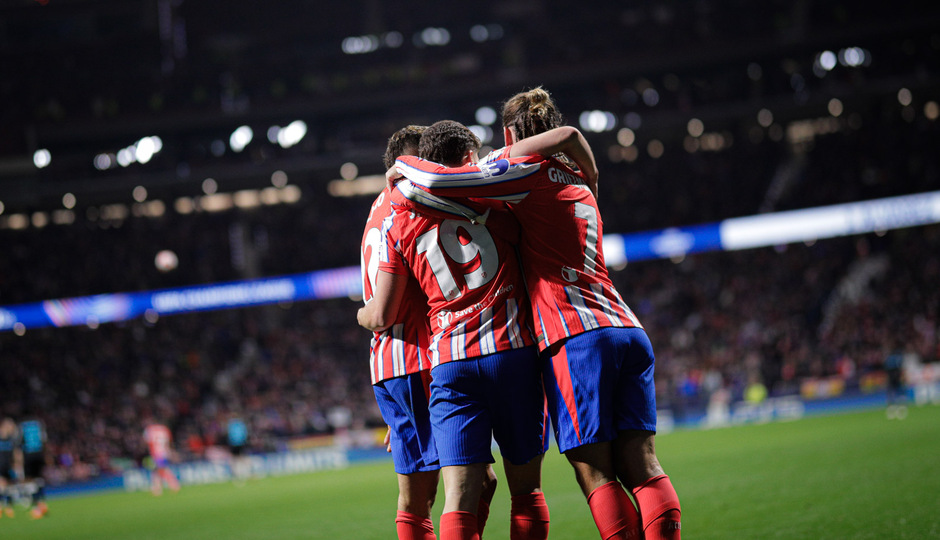 Temp. 24-25 | Champions League | Atlético de Madrid - Bayer Leverkusen | Celebración Julián Alvarez