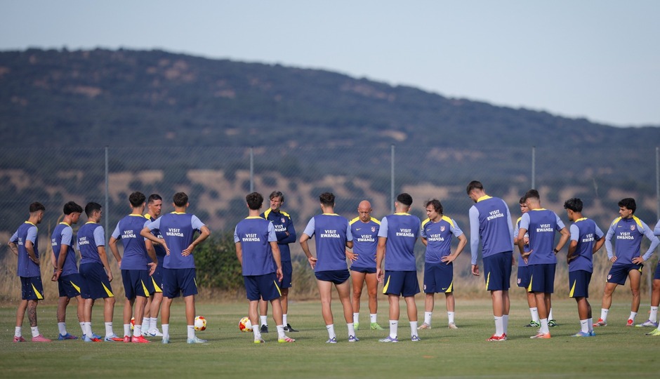 Entreno Atlético Madrileño en Los Ángeles de San Rafael