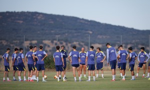 Entreno Atlético Madrileño en Los Ángeles de San Rafael