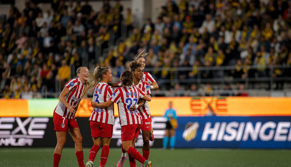 Temp. 25-26 | UEFA Women's Champions League | Hacken - Atlético de Madrid Femenino | Celebración