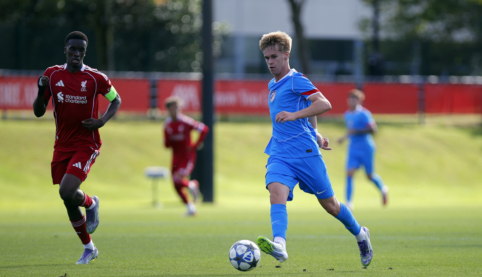 Temp. 25-26 | UEFA Youth League | Liverpool - Atlético de Madrid Juvenil A | Fitzgerald