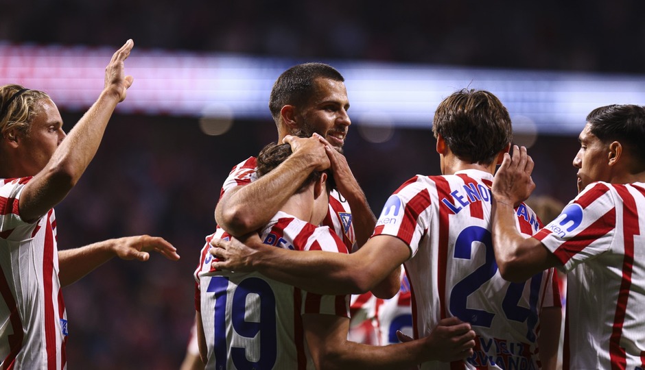 Temp. 25-26 | Atlético de Madrid-Rayo Vallecano | Piña celebración