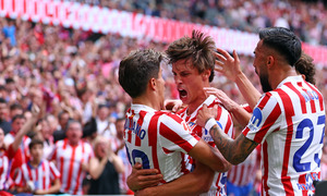 Temp. 25-26 | Atlético de Madrid - Real Madrid | Celebración Le Normand