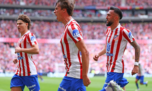 Temp. 25-26 | Atlético de Madrid - Real Madrid | Celebración Le Normand
