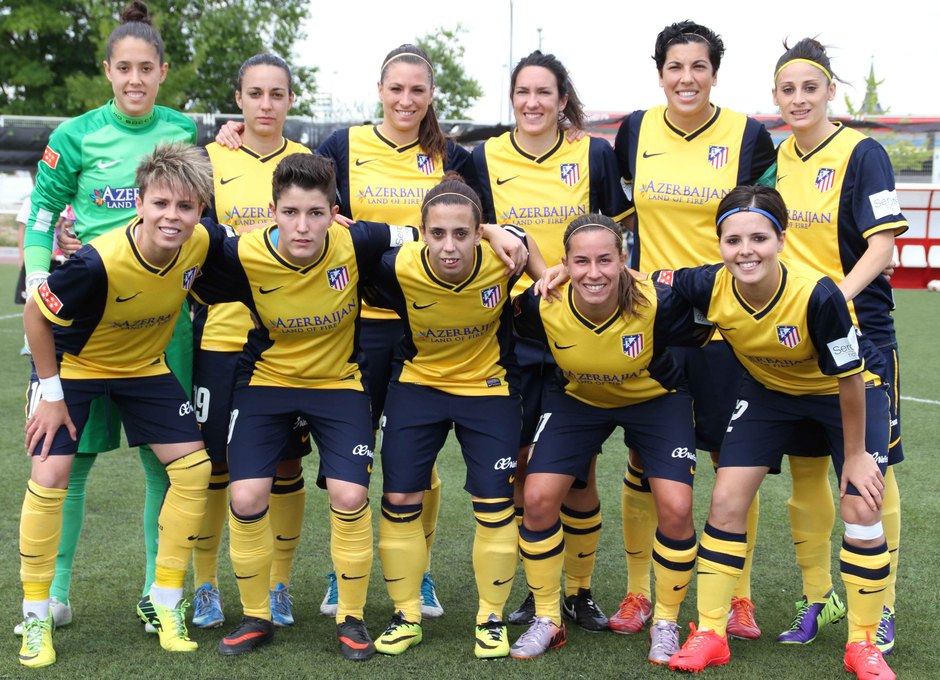 temporada 13/14. Atlético de Madrid Féminas-Rayo Vallecano copa de la reina