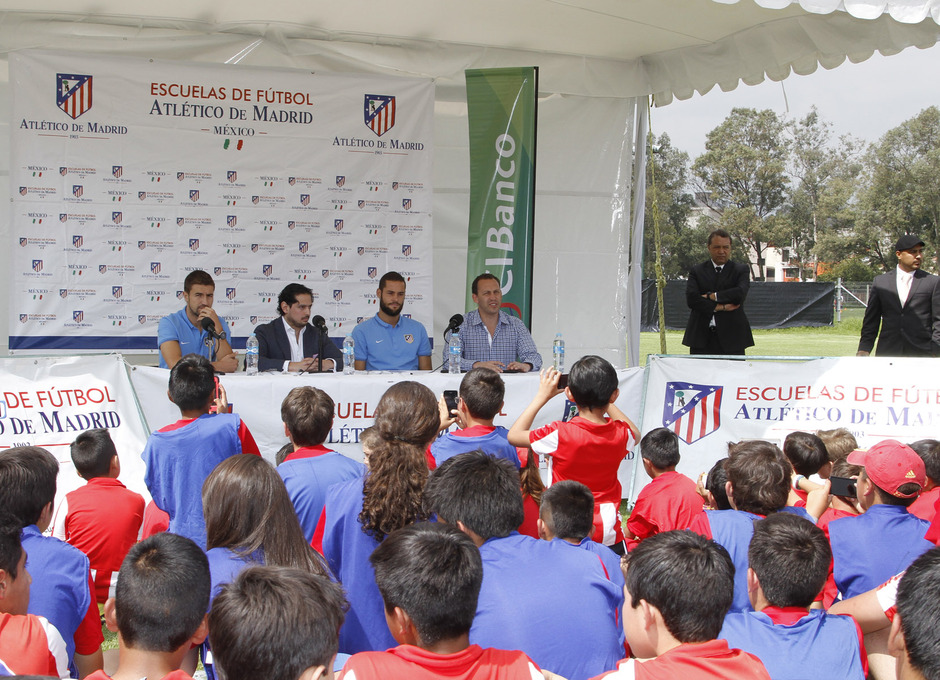 Visita Escuelas del Atlético de Madrid en México.