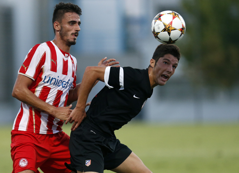 Youth League 2014-15. Olympiacos-Atlético de Madrid. 