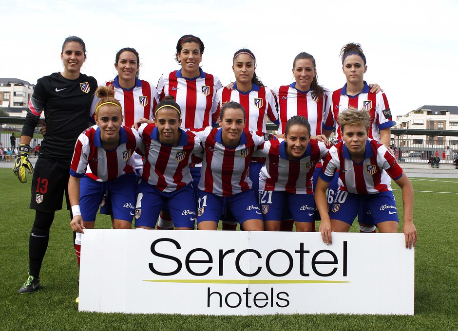 Temp. 2014-2015. Atlético de Madrid Féminas-Fundacion Albacete once