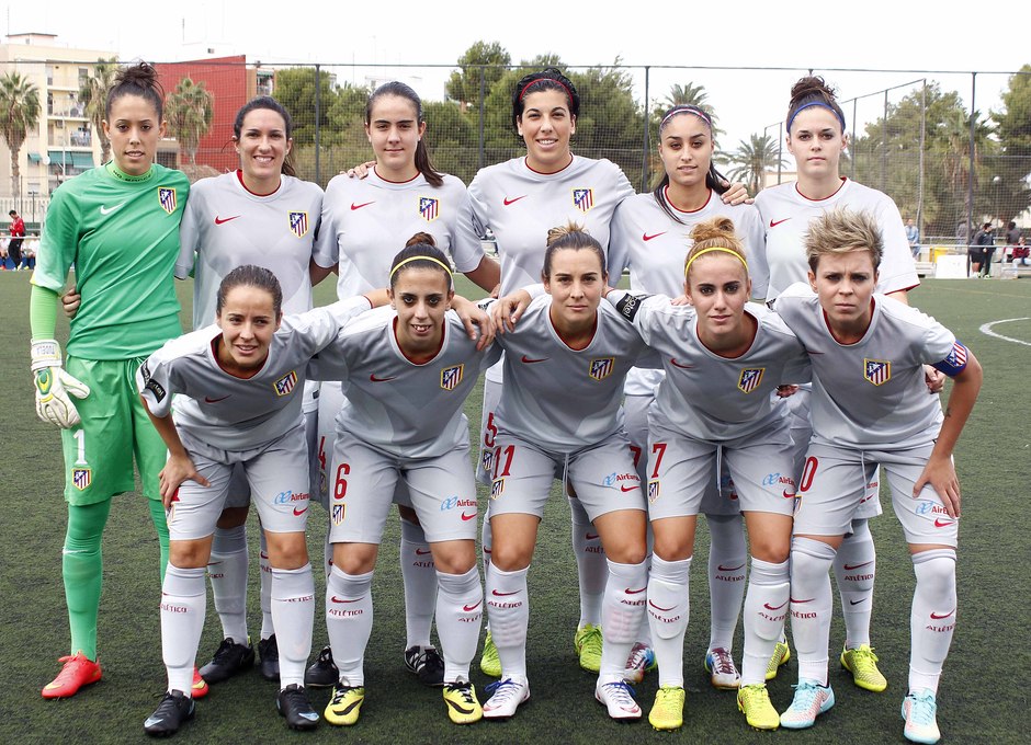 Temp. 2014-2015. Levante UD-Atlético de Madrid Féminas once