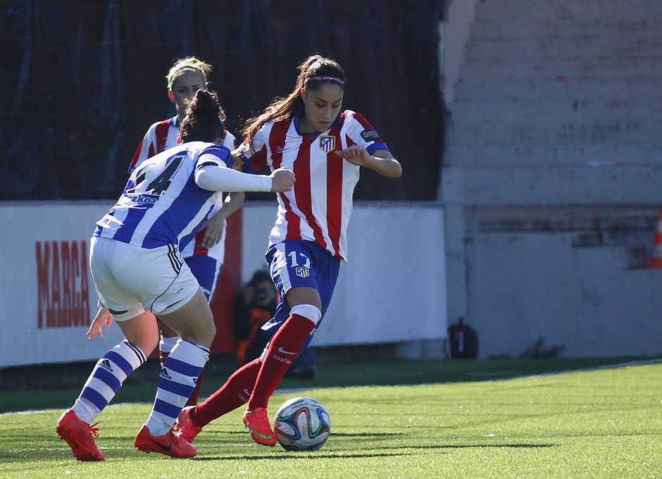Temp. 2014-2015. Atlético de Madrid Féminas-Real Sociedad vuelta