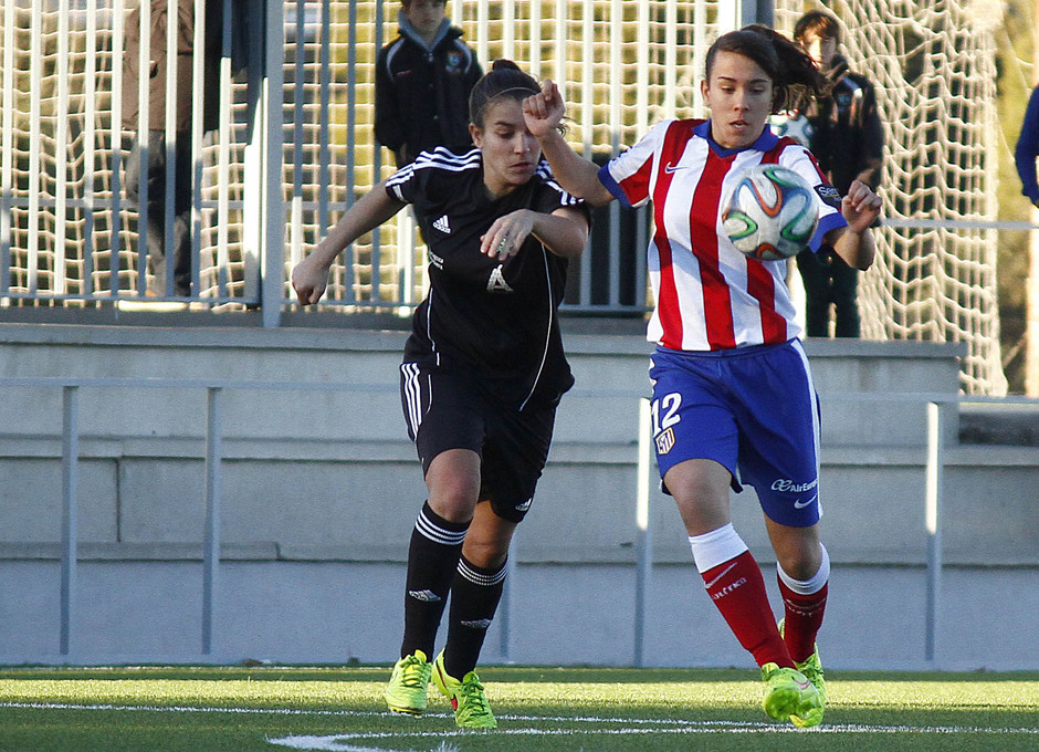 Temp. 2014-2015. Atlético de Madrid Féminas-Transportes Alcaine vuelta