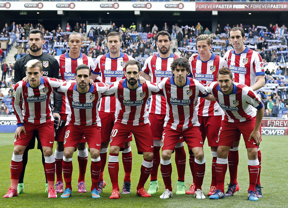 Temporada 14-15. Jornada 27. RCD Espanyol - Atlético de Madrid. Nuestro once en Cornellá.